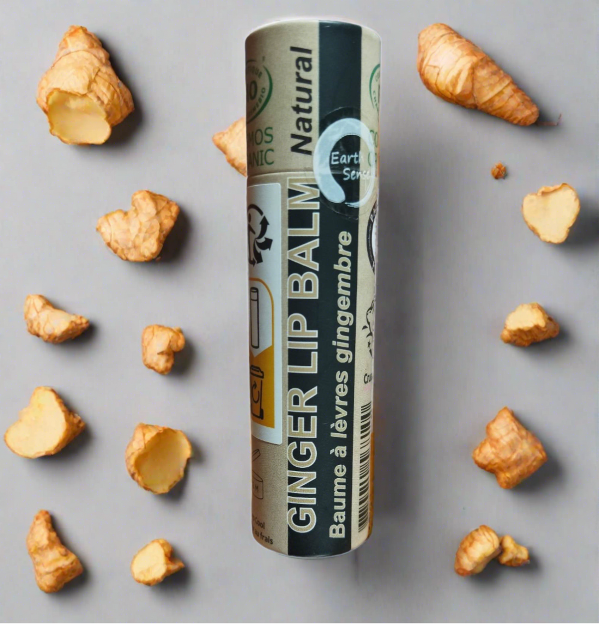 Organic Ginger Lip Balm 15ml - One piece