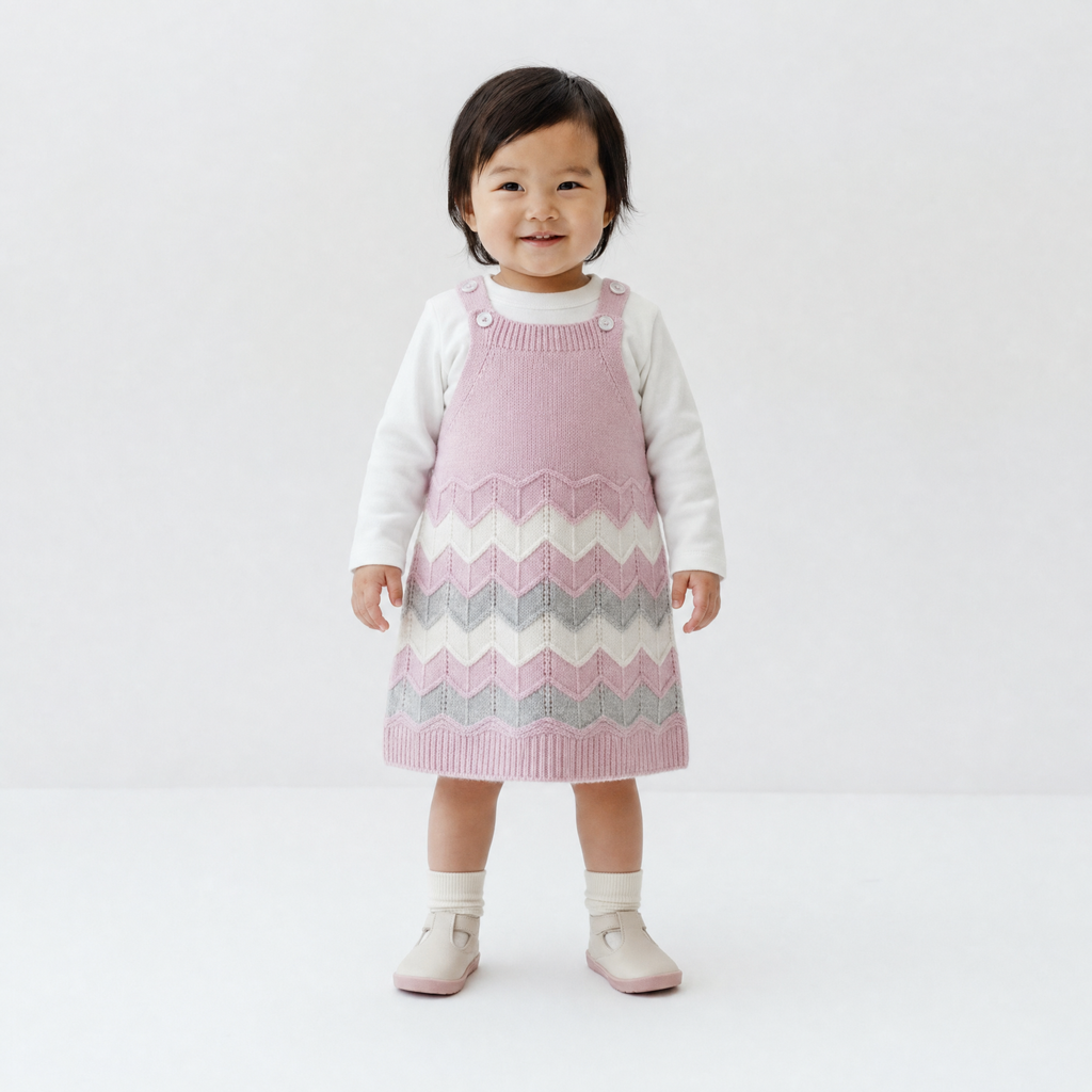 Knitted Princess Overall Set