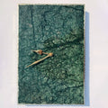Green Marble Large Wall Clock
