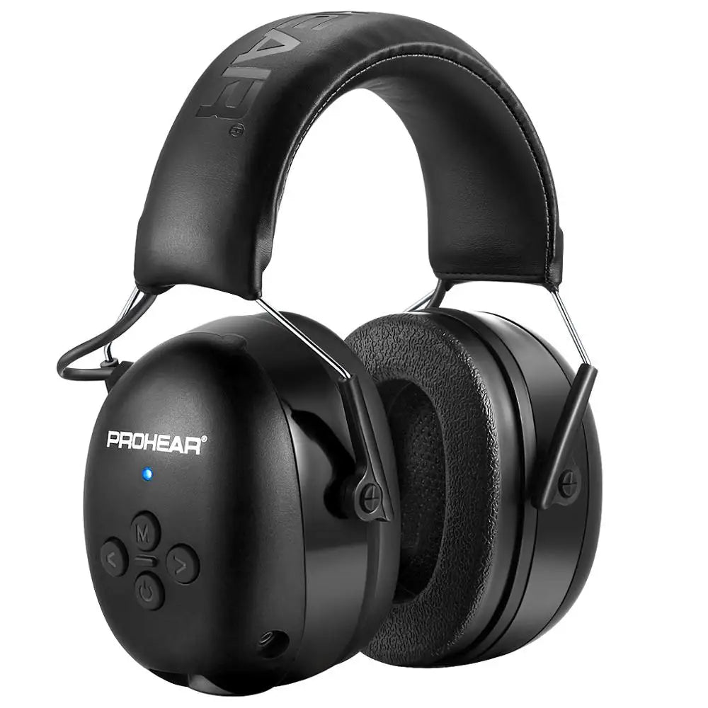 Bluetooth Electronic Earmuffs Black - Headphones at Dealshubindia