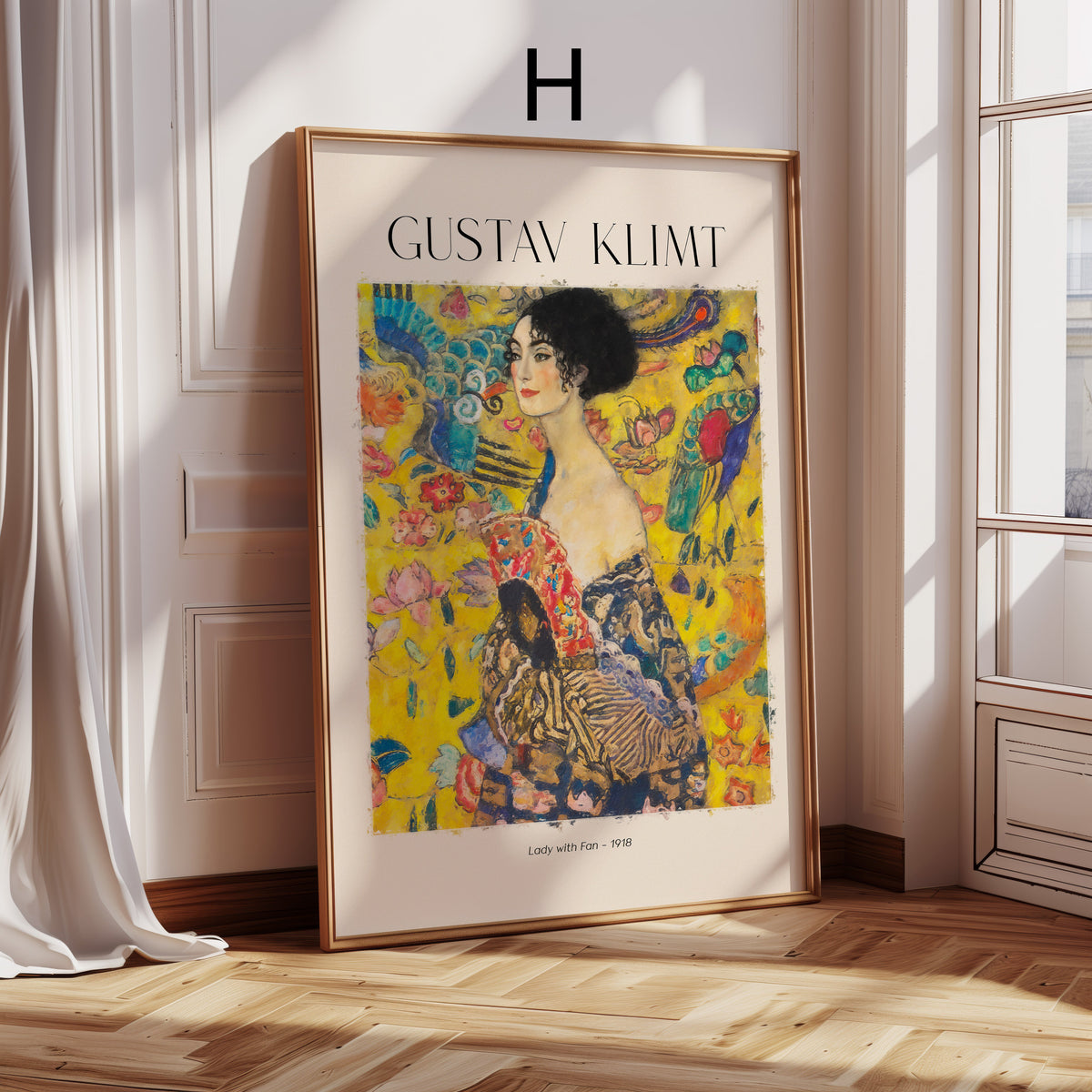Gustav Klimt Kunst Poster · Geschenkidee · Jugendstil Porträts Blumen Garten Klassische Meisterwerke · Dekoprint ohne Rahmen