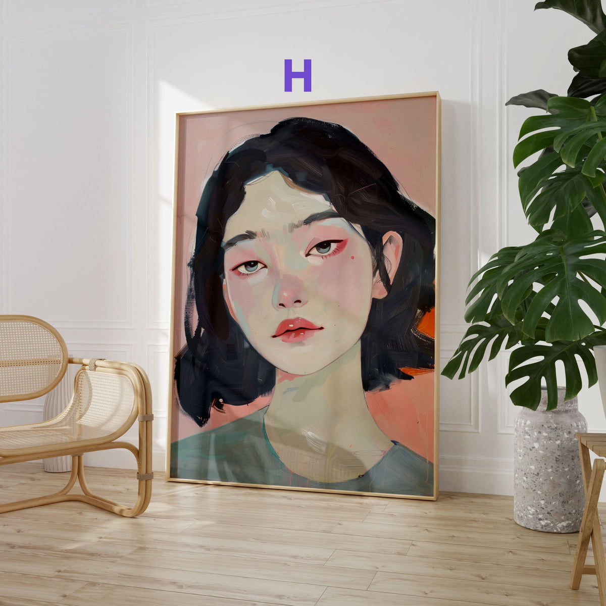 Moderne Kunst Poster · Geschenkidee · Porträts, Stillleben und Zeitgenössische Malerei · Dekoprint ohne Rahmen