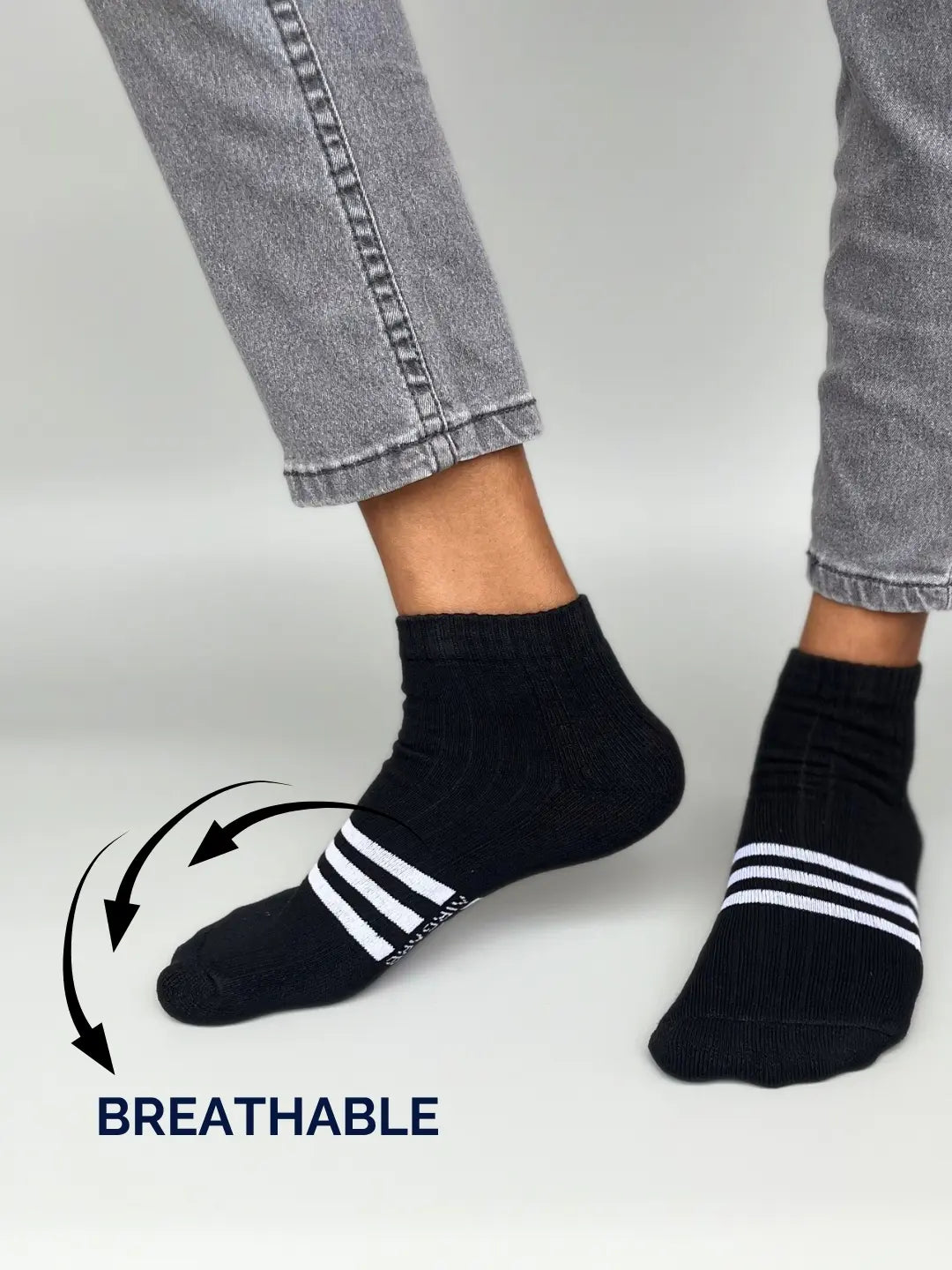 Soft cotton low ankle socks for all-day comfort and support