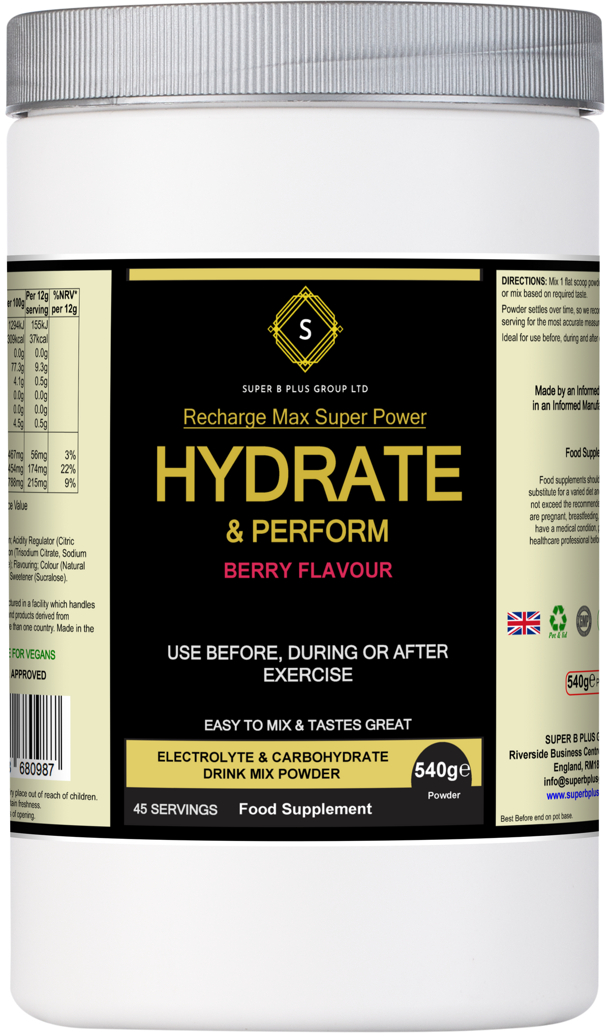 HYDRATE & PERFORM