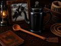 Hand Carved Coffee Scoop