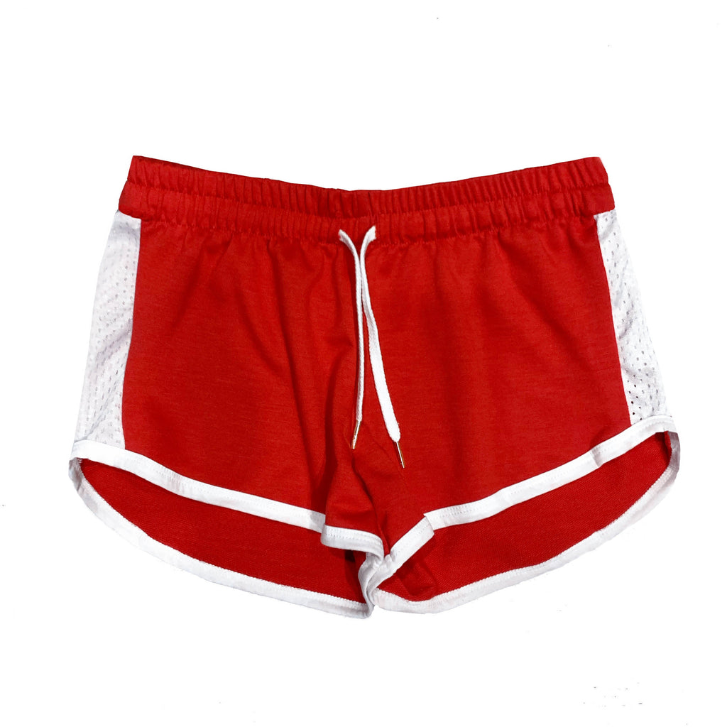 2008 - Women's Contrast Mesh Detail Shorts