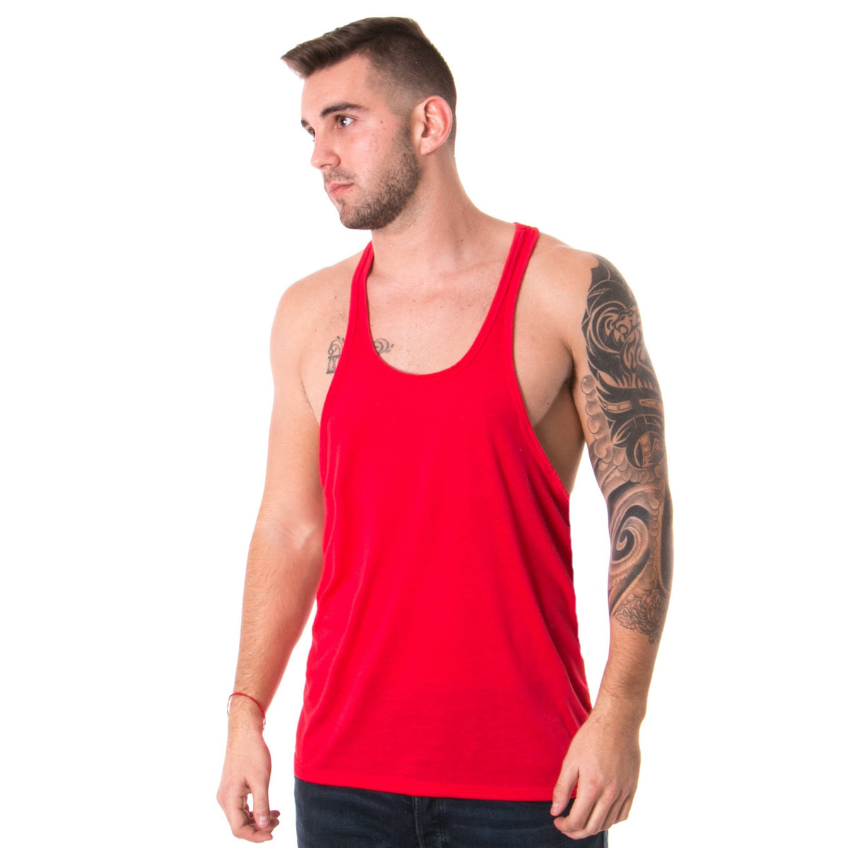 3008W - Men's Racerback Stringer Tank