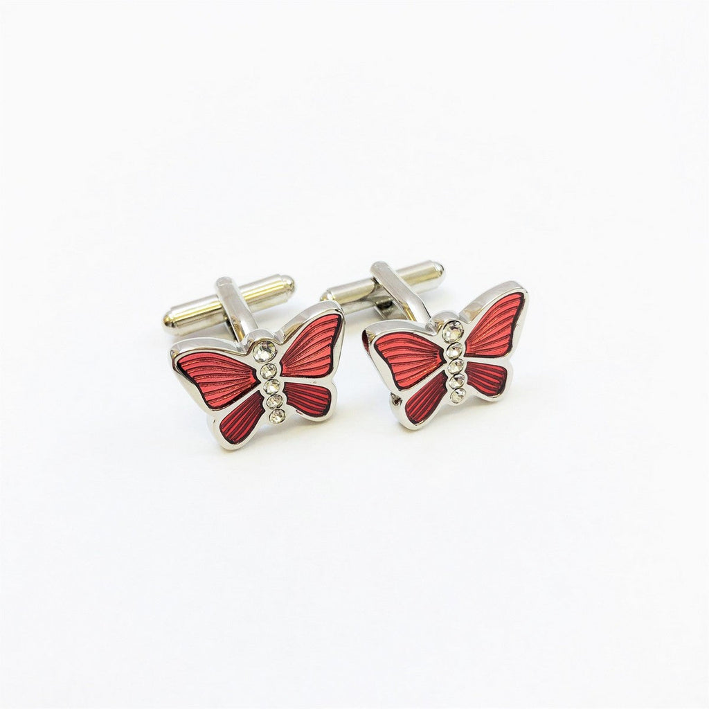 Butterfly Metal Cufflinks - Cufflinks at Dealshubindia