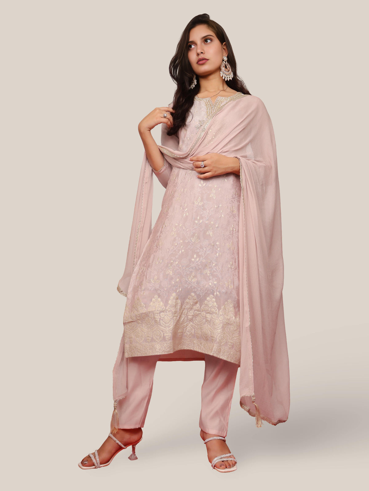 Women's Kurta-Pant & Dupatta Set