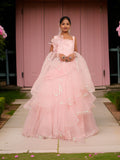 Gown with Beads & Sequin by Shreekama