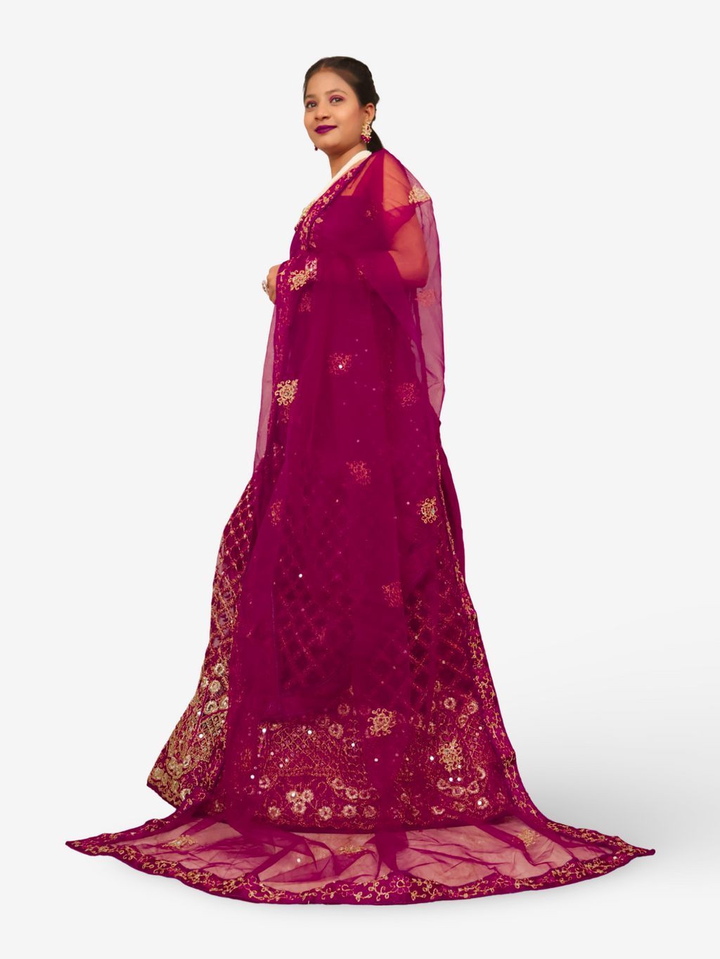 Semi-Stitched Lehenga Embroidery & Zari Thread Work by Shreekama
