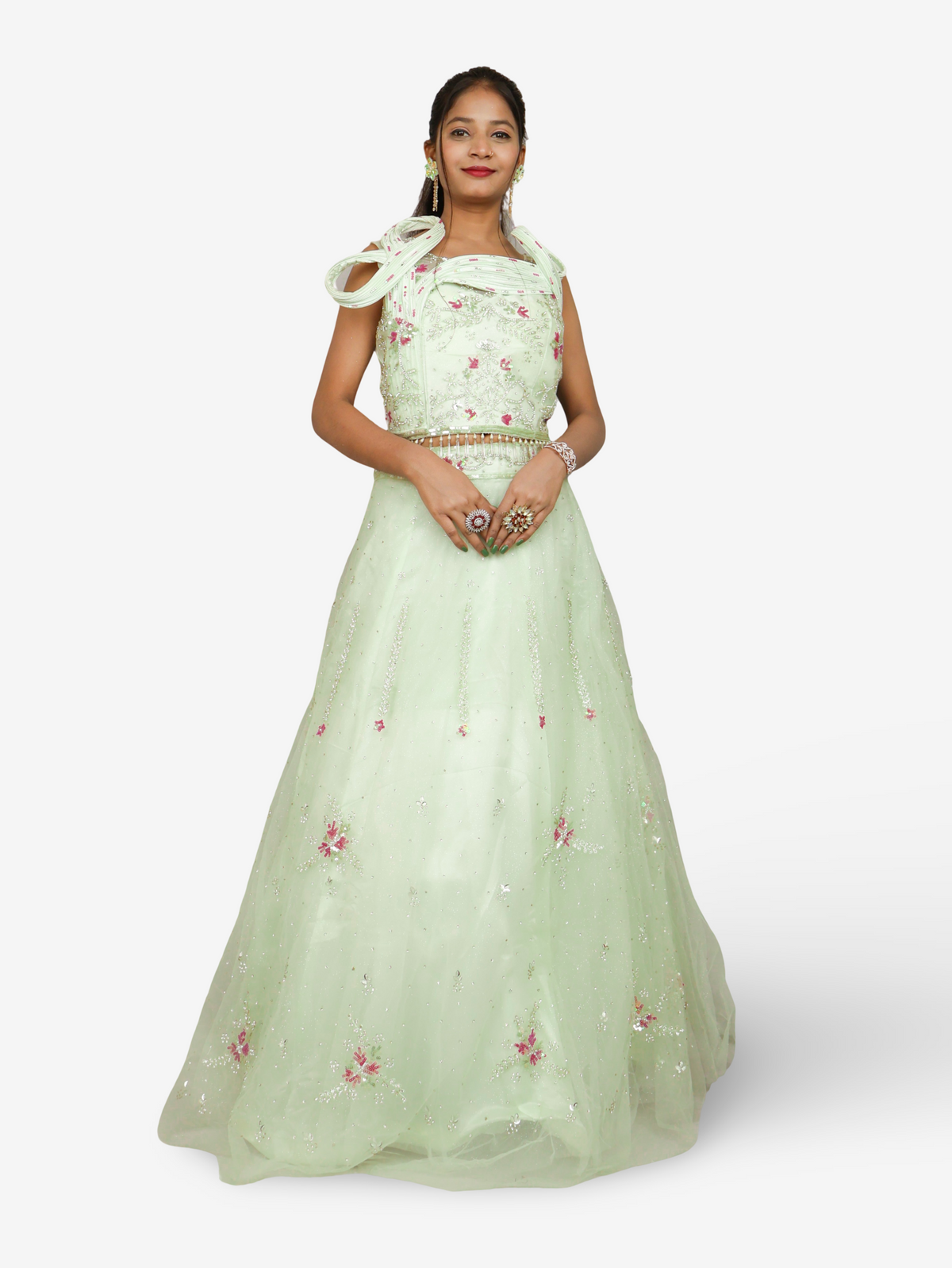 Stone & Sequin Lehenga Choli Set