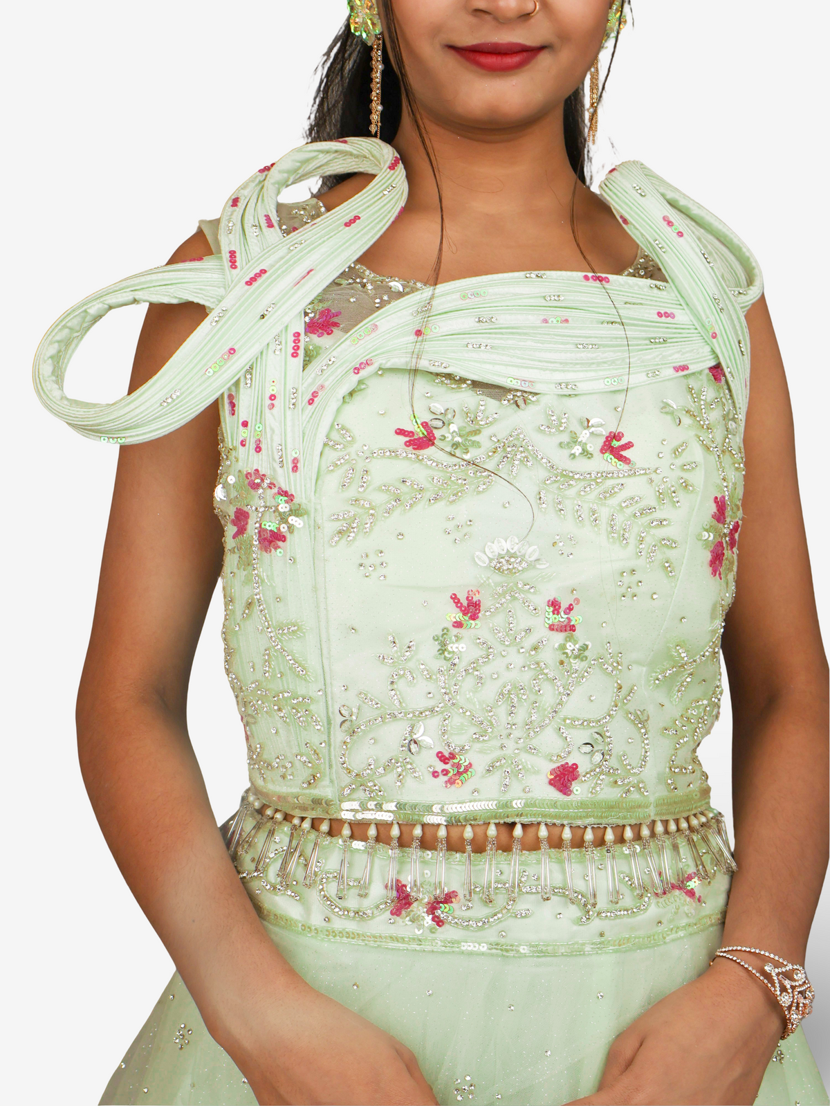 Stone & Sequin Lehenga Choli Set
