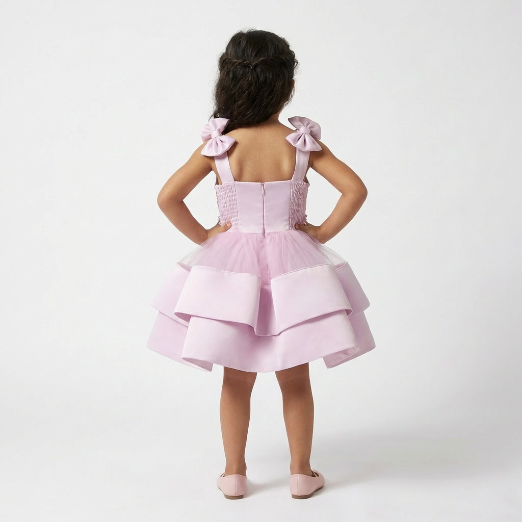 Blushing Meadow Girls Short Dress