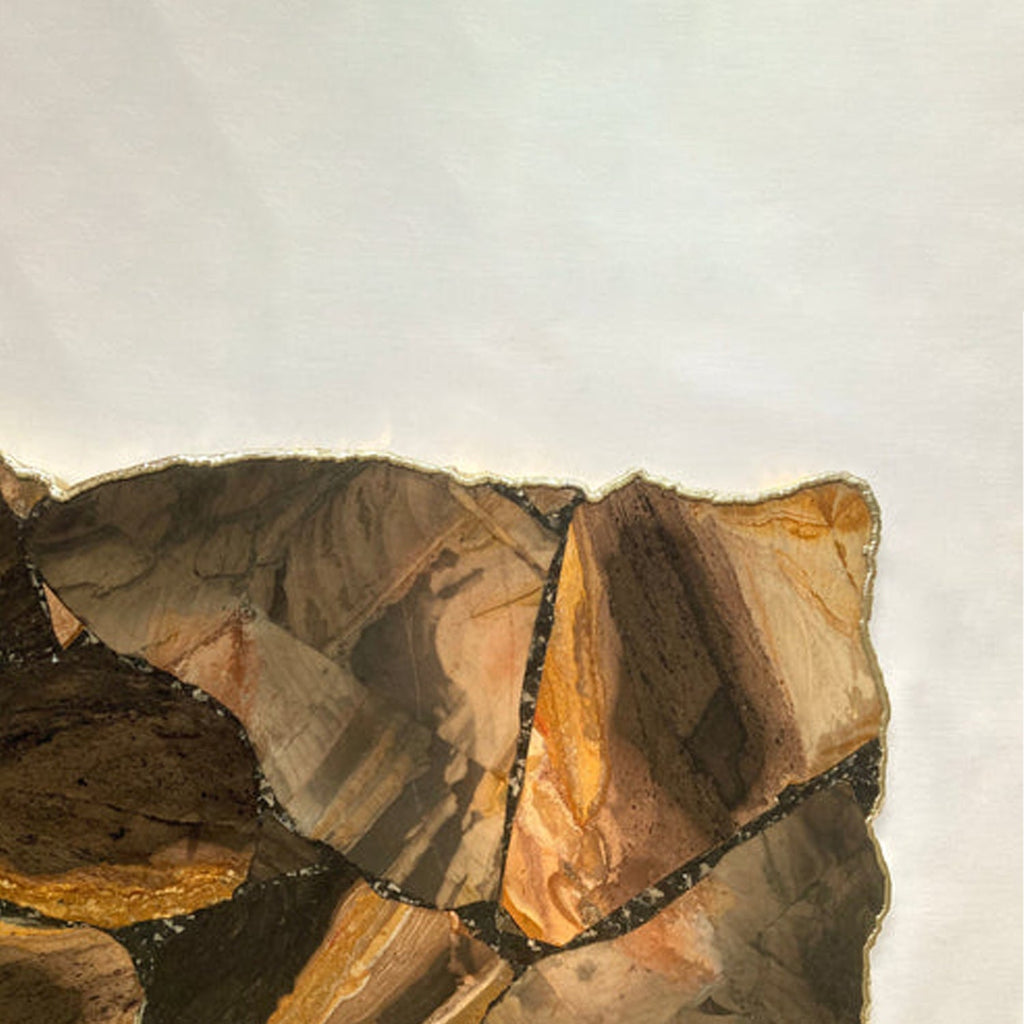 Large Brown Agate Cheese Platter/Tray 10"x15"