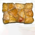 Large Golden Brown Agate Cheese Platter/Tray 10"x15"