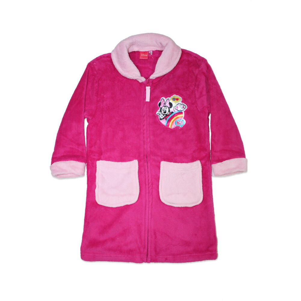 Children's warm robe - Coral - Minnie Mouse - pink - 116