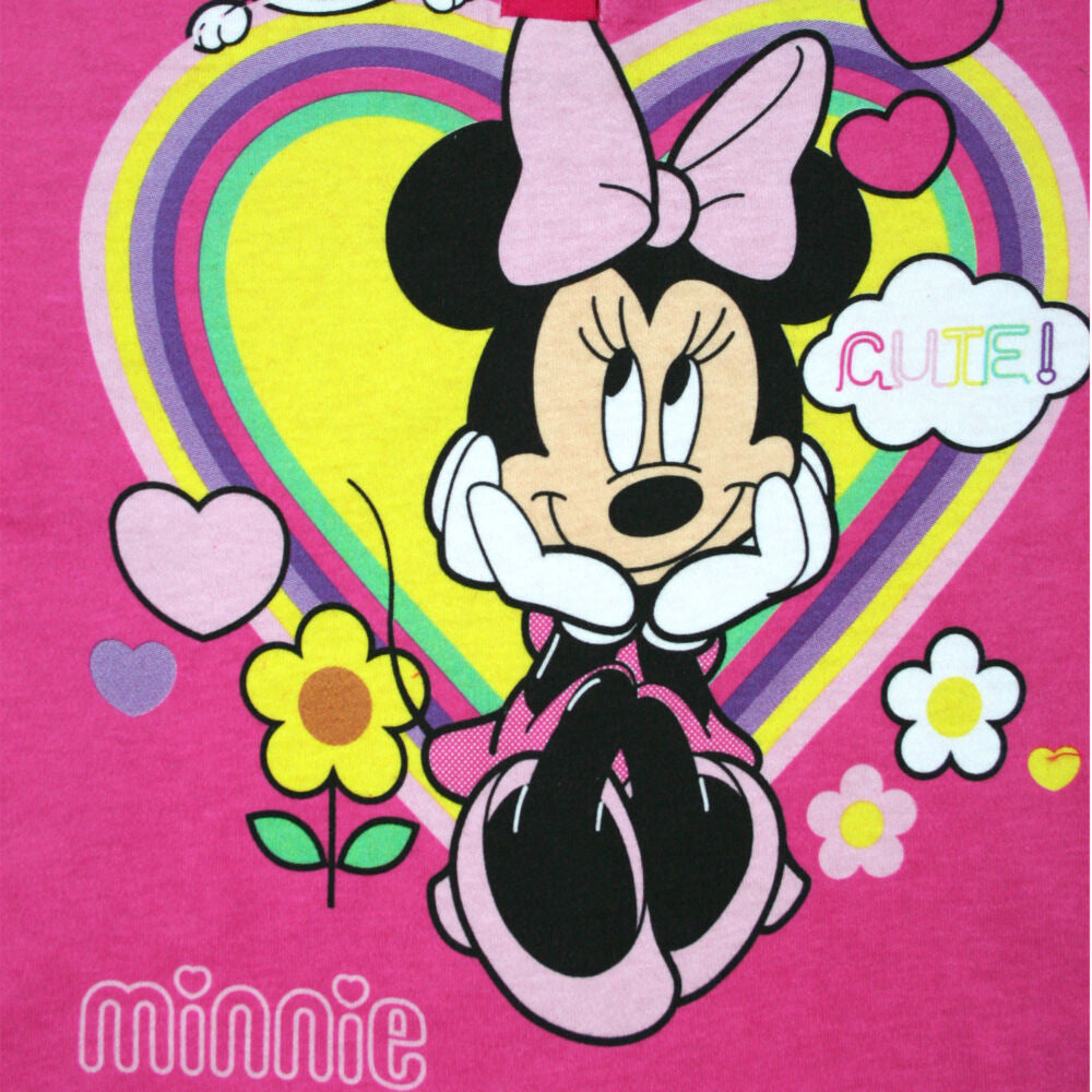 Winter cotton children's pajamas - Minnie Mouse - pink - 122