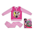 Winter cotton children's pajamas - Minnie Mouse - light pink - 140