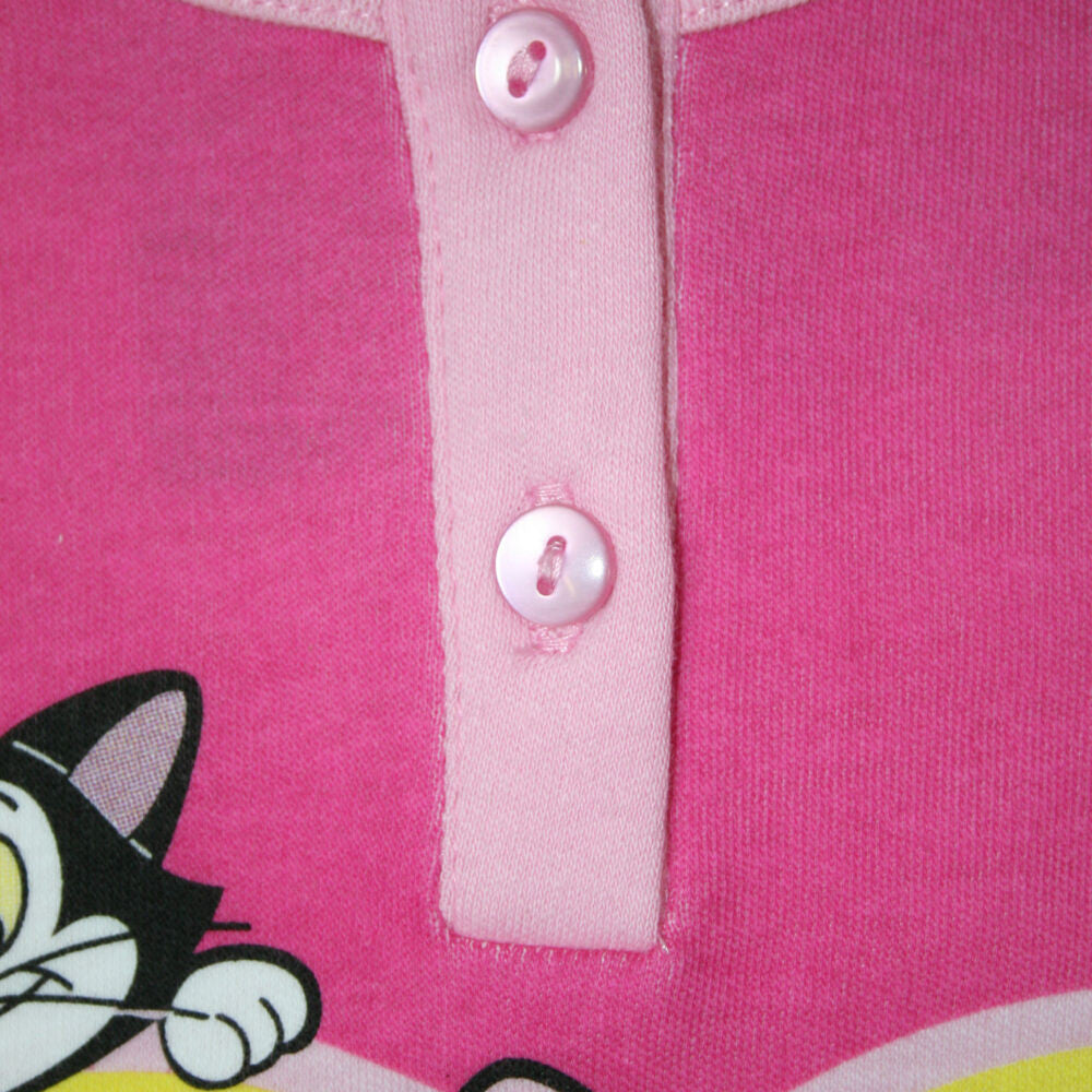 Winter cotton children's pajamas - Minnie Mouse - light pink - 140