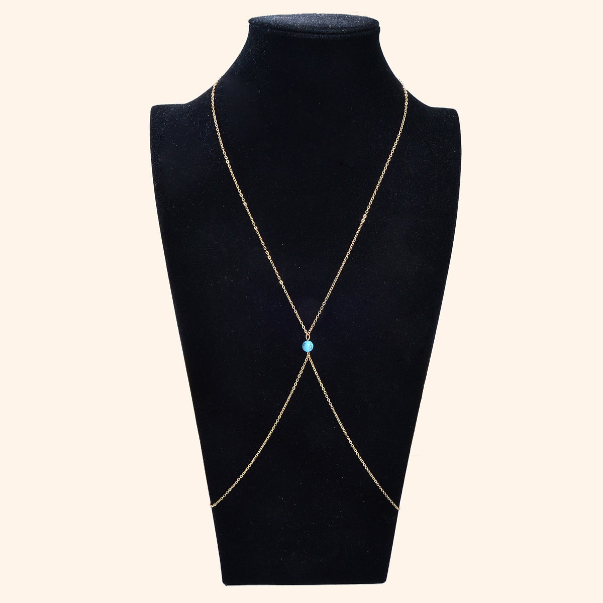 Gold Bra Body Chain Bikini Harness Necklace Body Jewellery Beach Accessories