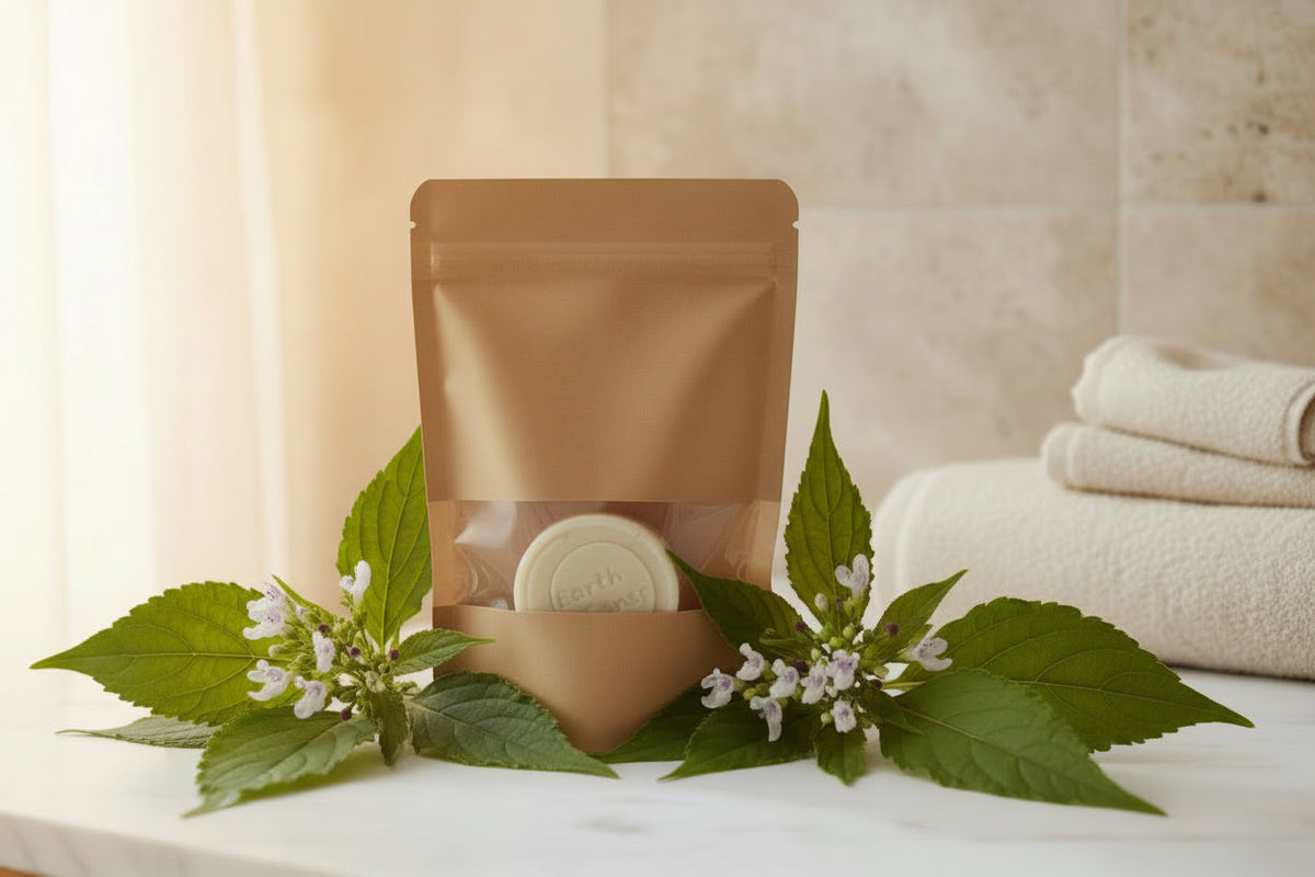 Organic Certified Balancing Solid Shampoo - Patchouli - Oily & all Hair Types 60g