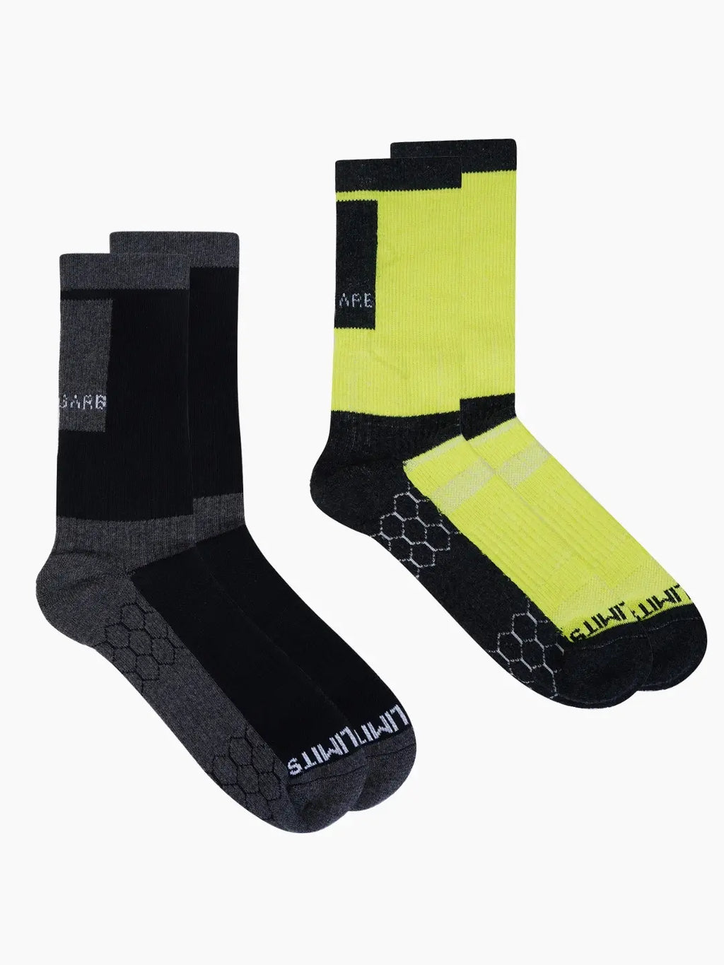powerfit-crew-length-grey-black-compression sports socks - compression-sports-socks-top-quality