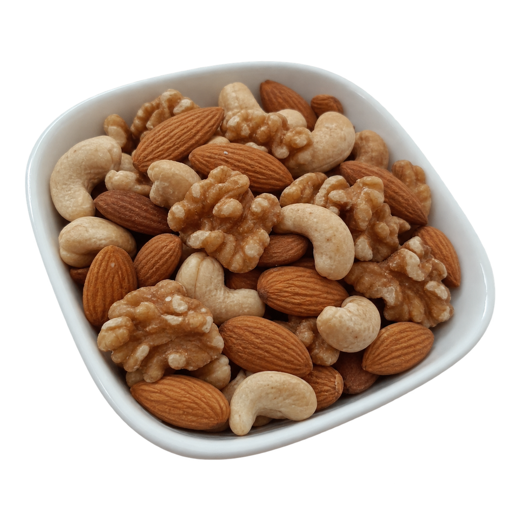Mixed Almonds, Cashew Nuts and Walnuts – Natural Organic Premium-quality + Free sample!