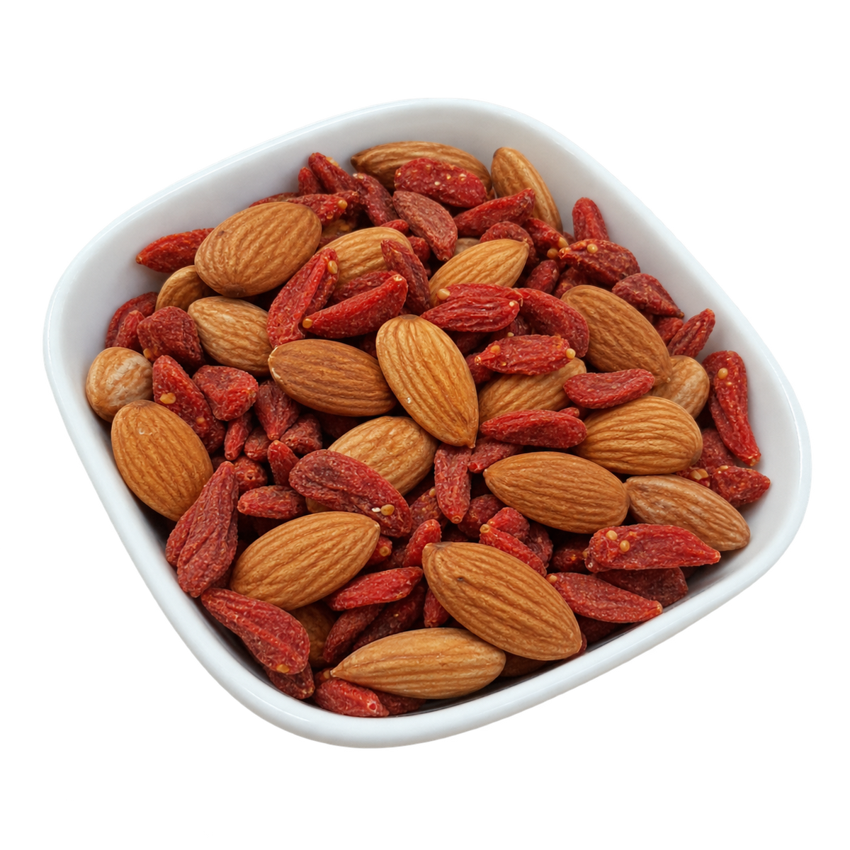 Mixed Almonds and Goji Berries – Natural Organic Premium-quality + Free sample!