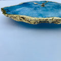 Ocean Blue Large Agate Wall/Table Clock