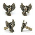 Flying Owl Cabinet Knobs in Antique Brass-3