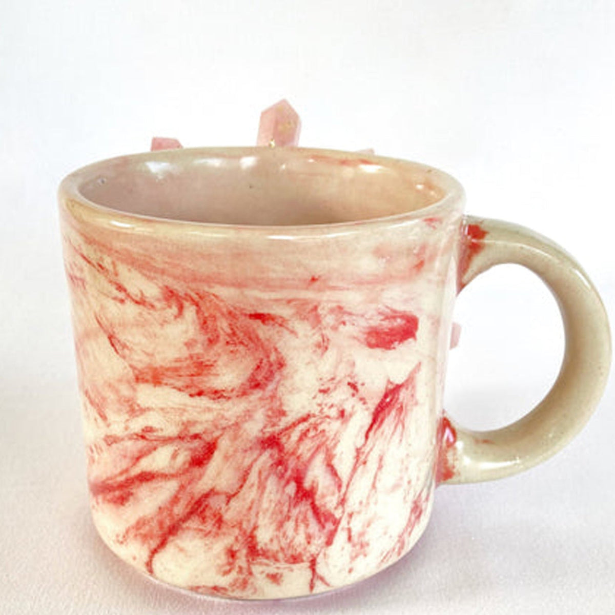 Marble Effect - Set of 2 Ceramic Mugs