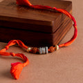 Rudraksh Silver Beads Rakhi