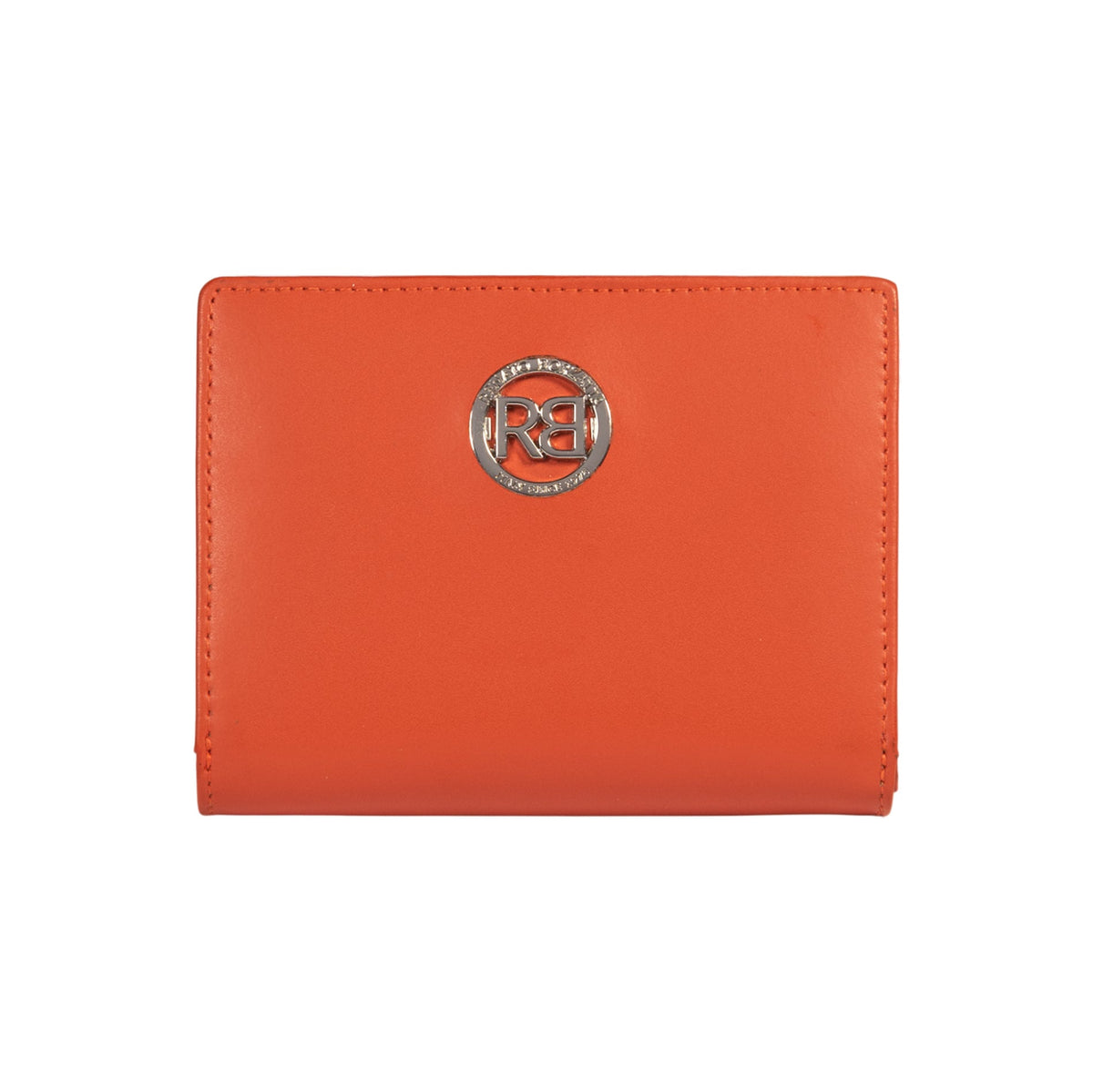 RB1083SAM | Portafogli Donna Made in Italy in Vera Pelle Liscia Opaca. Colore Paprika. Dimensioni (da chiuso): cm 13 x 9 x 2,5 - Accessorio at Dealshubindia