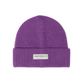 RB5003Y | CERVINO Mixed Wool Knit Cap Made in Italy. Color Purple - One Size - Caps and Scarves at Dealshubindia