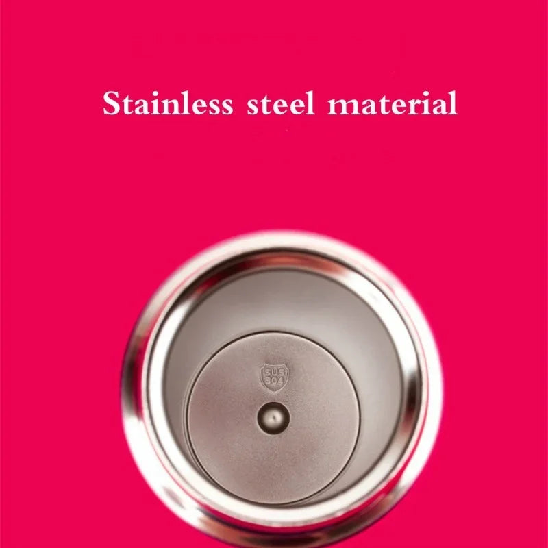 500ml Vacuum Flask Rose Red