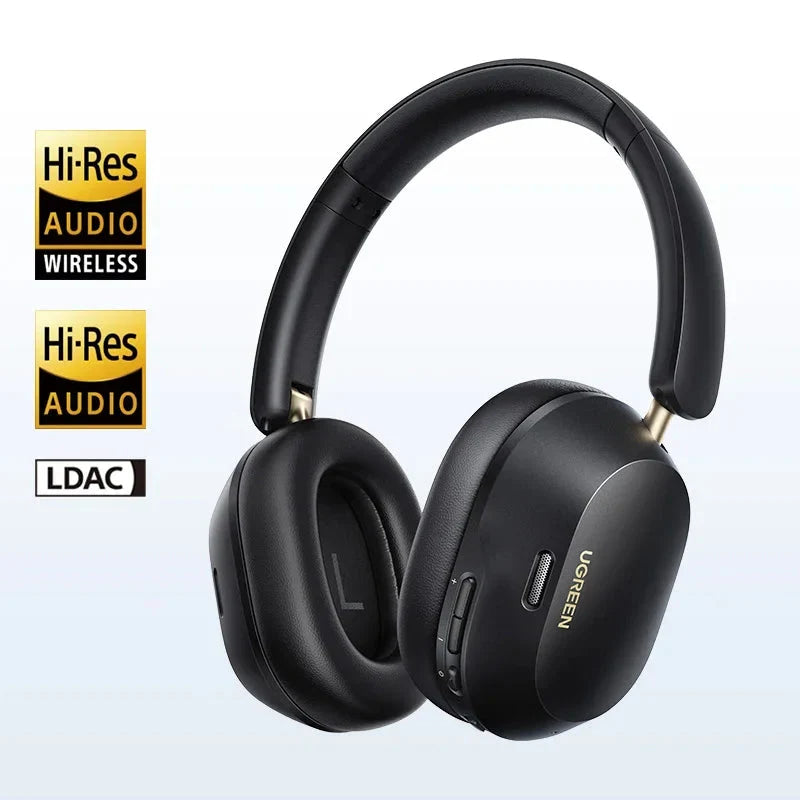 Wireless Bluetooth Over-Ear Headset Black - Headphones at Dealshubindia