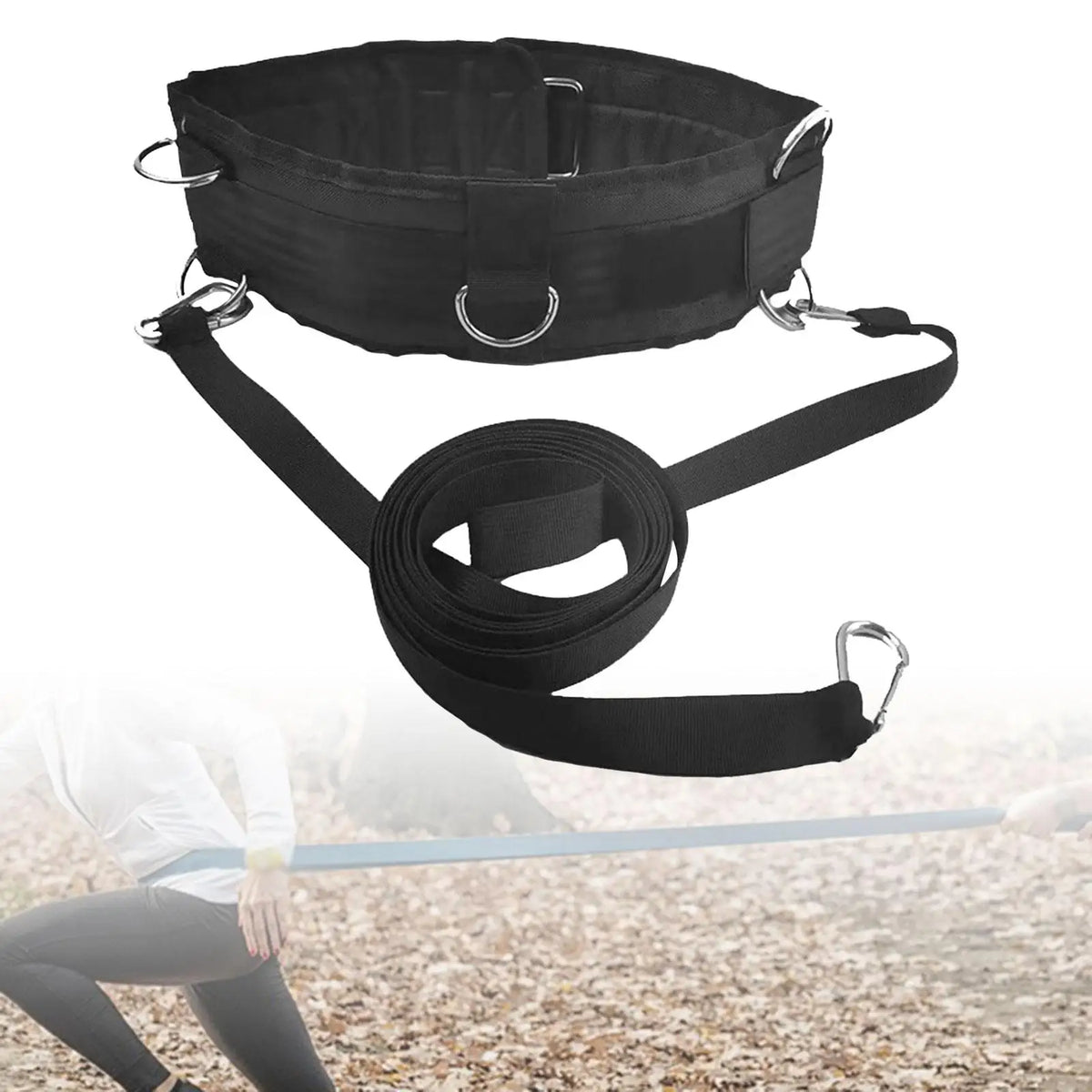 NNEOBA Sled Pulling Waist Belt - Fitness Resistance Band for Sports Training