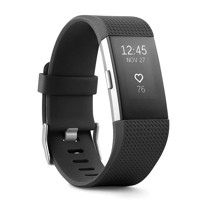 Smart Fitness Wristband Heart Rate Black - Fitness equipment at Dealshubindia