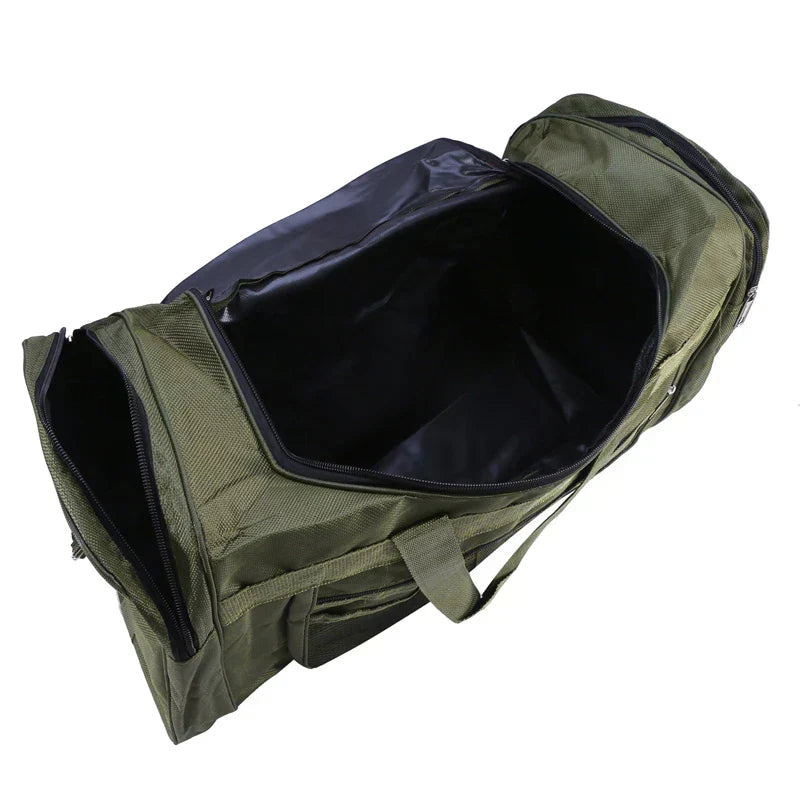 Travel Duffel Nylon Bag for Men and Women (Green) - Luggage & Bags > Duffel Bags > Gym Duffel Bags at Dealshubindia
