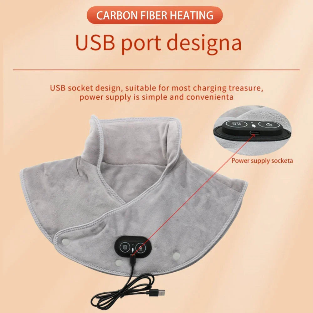 Electric Neck Shoulder Vibration Device Grey