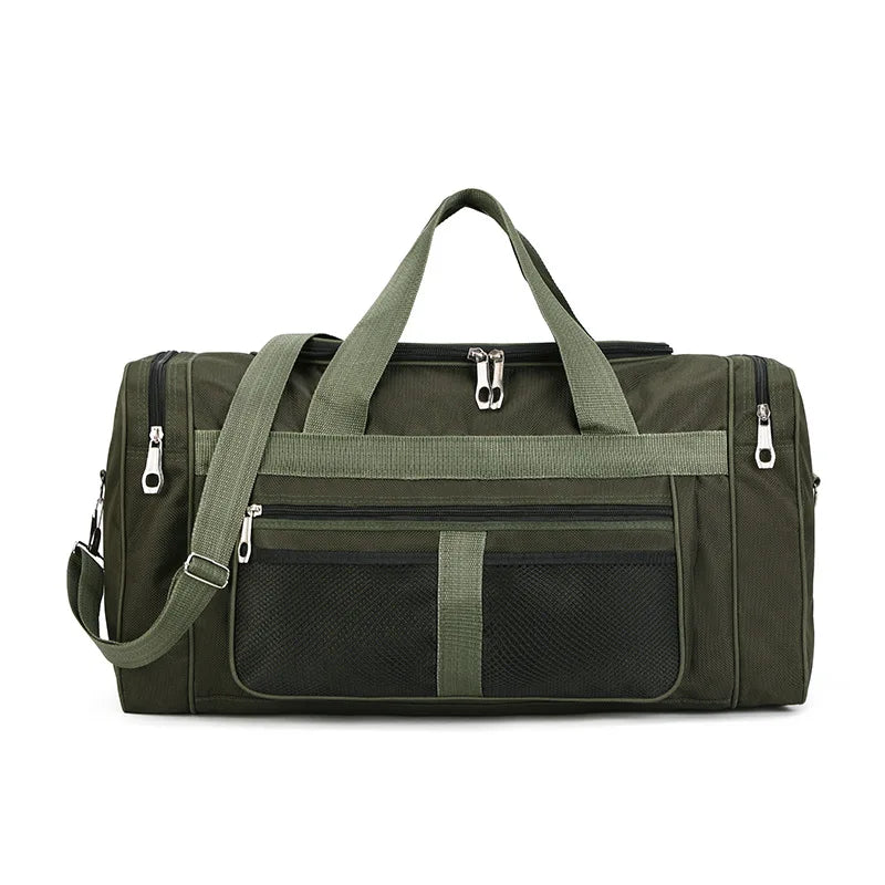 Travel Duffel Nylon Bag for Men and Women (Green) - Luggage & Bags > Duffel Bags > Gym Duffel Bags at Dealshubindia