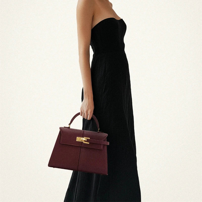 Womens Handbag Crossbody Bag (Wine Red) - Apparel & Accessories > Handbags, Wallet's & Cases > Handbags > Satchel Bags at Dealshubindia