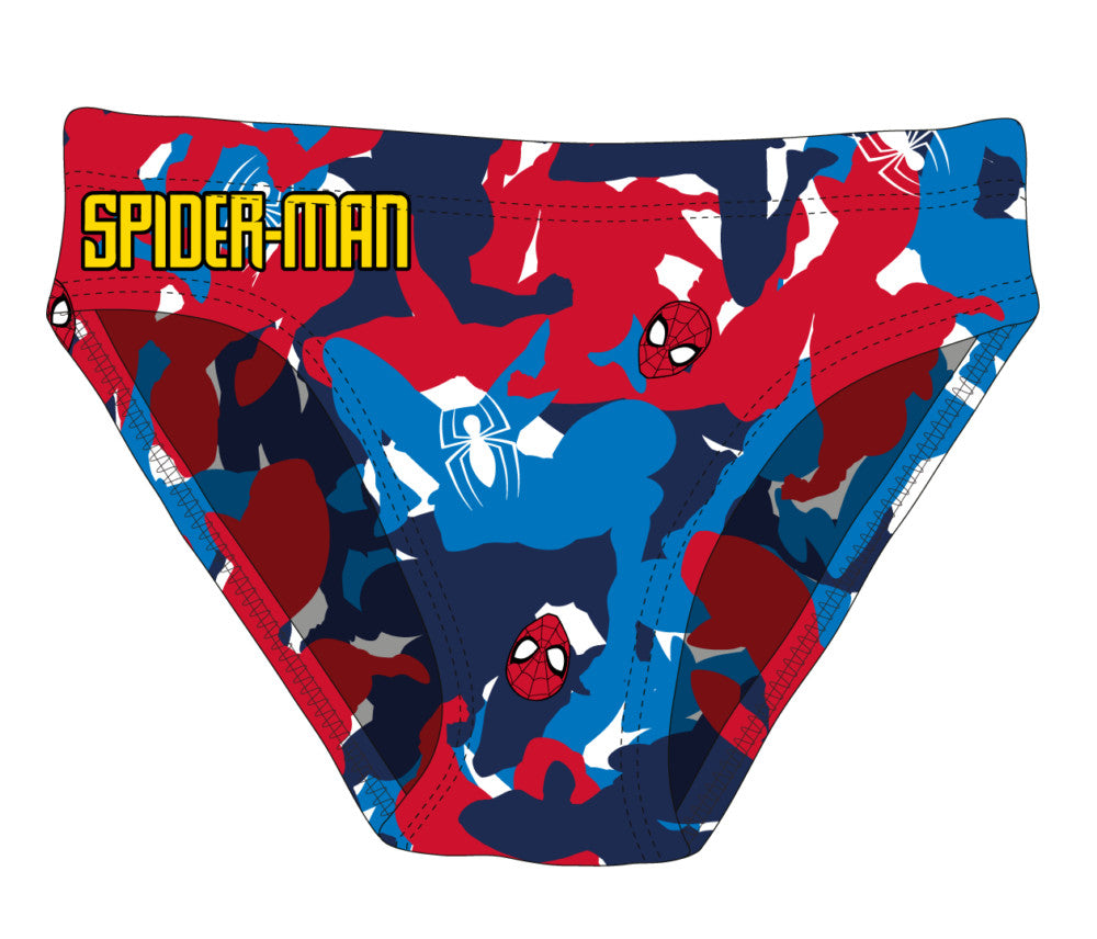 Spiderman boy's swim bottoms - red-medium blue-dark blue - 98