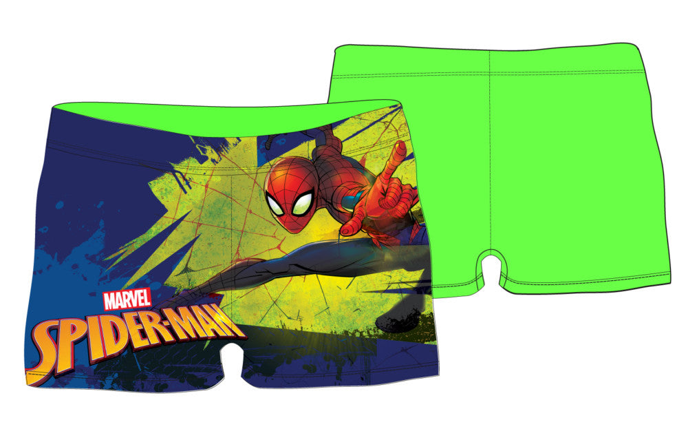 Spiderman boy's swim boxer - uv green - 122
