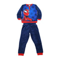 Kids winter pajamas - Coral - Spiderman - navy blue - 116