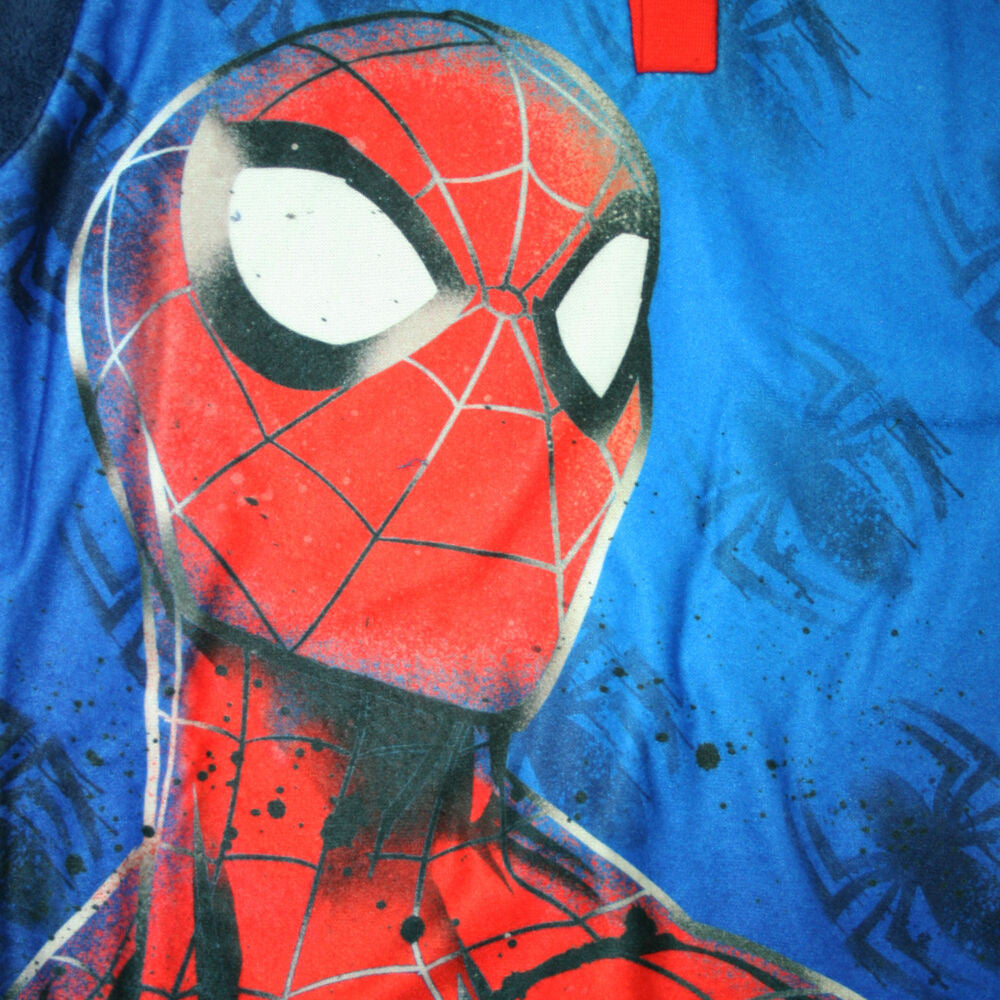 Kids winter pajamas - Coral - Spiderman - navy blue - 116