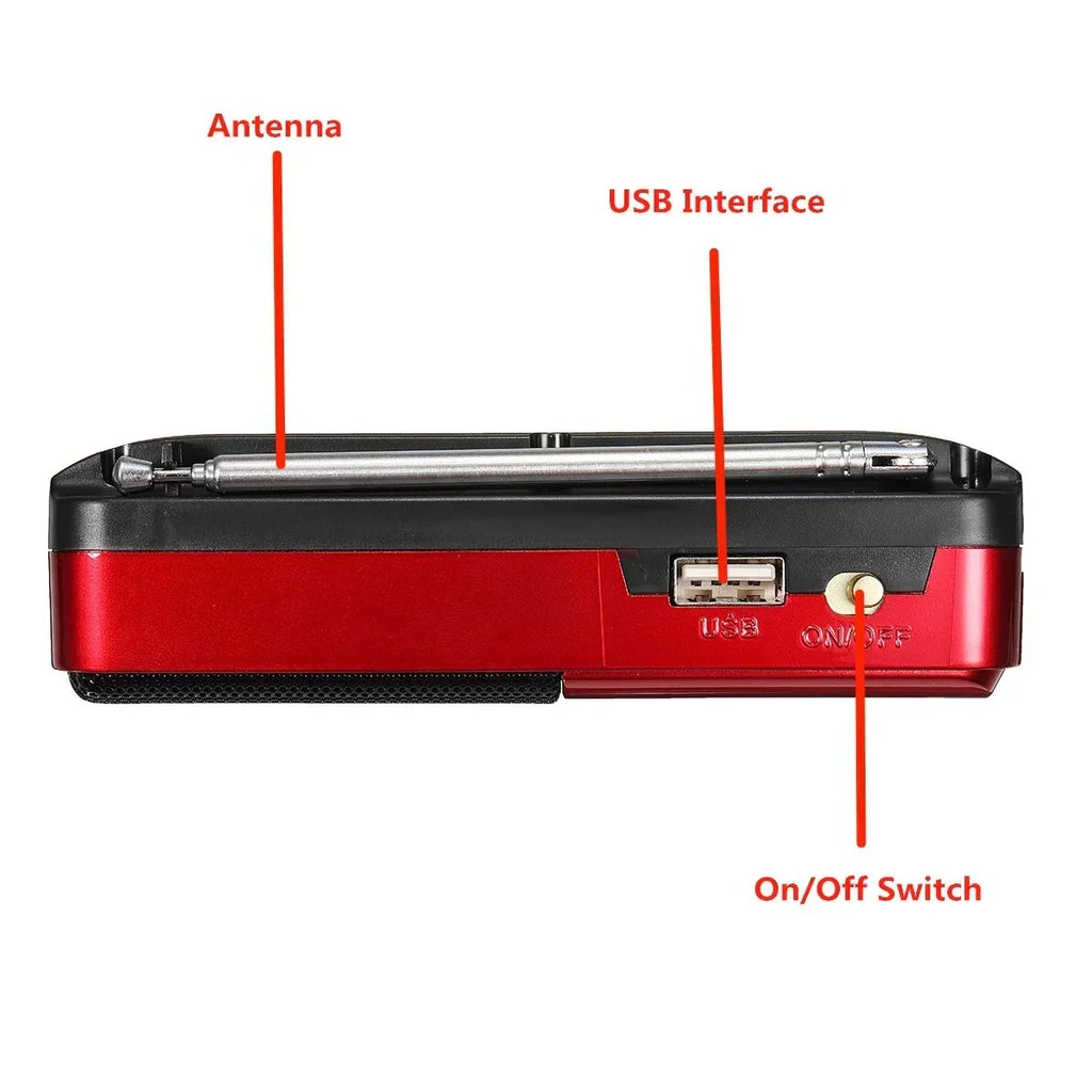 Mini Portable Rechargeable Digital Fm Radio & Mp3 Player - Radios at Dealshubindia