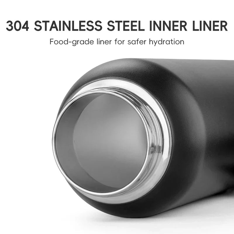 550ML Thermal Water Bottle Black
