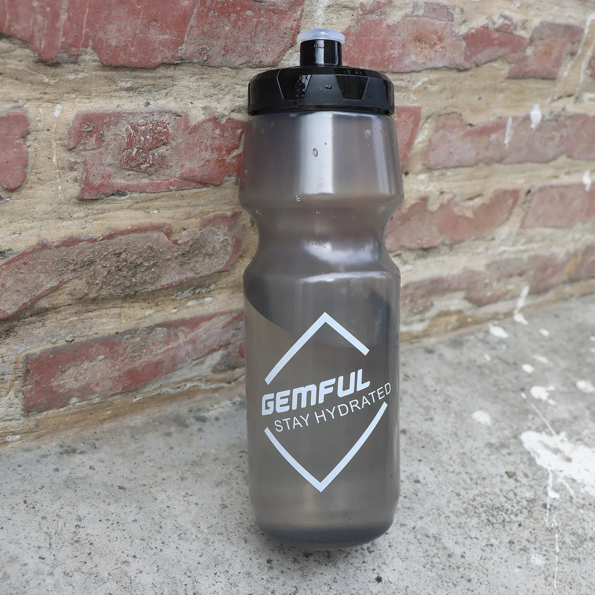 750ml Bike Water Bottle Squeeze Drink Cup Grey
